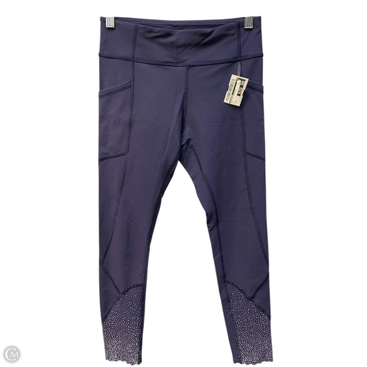 Athletic Leggings By Lululemon In Navy, Size: 6