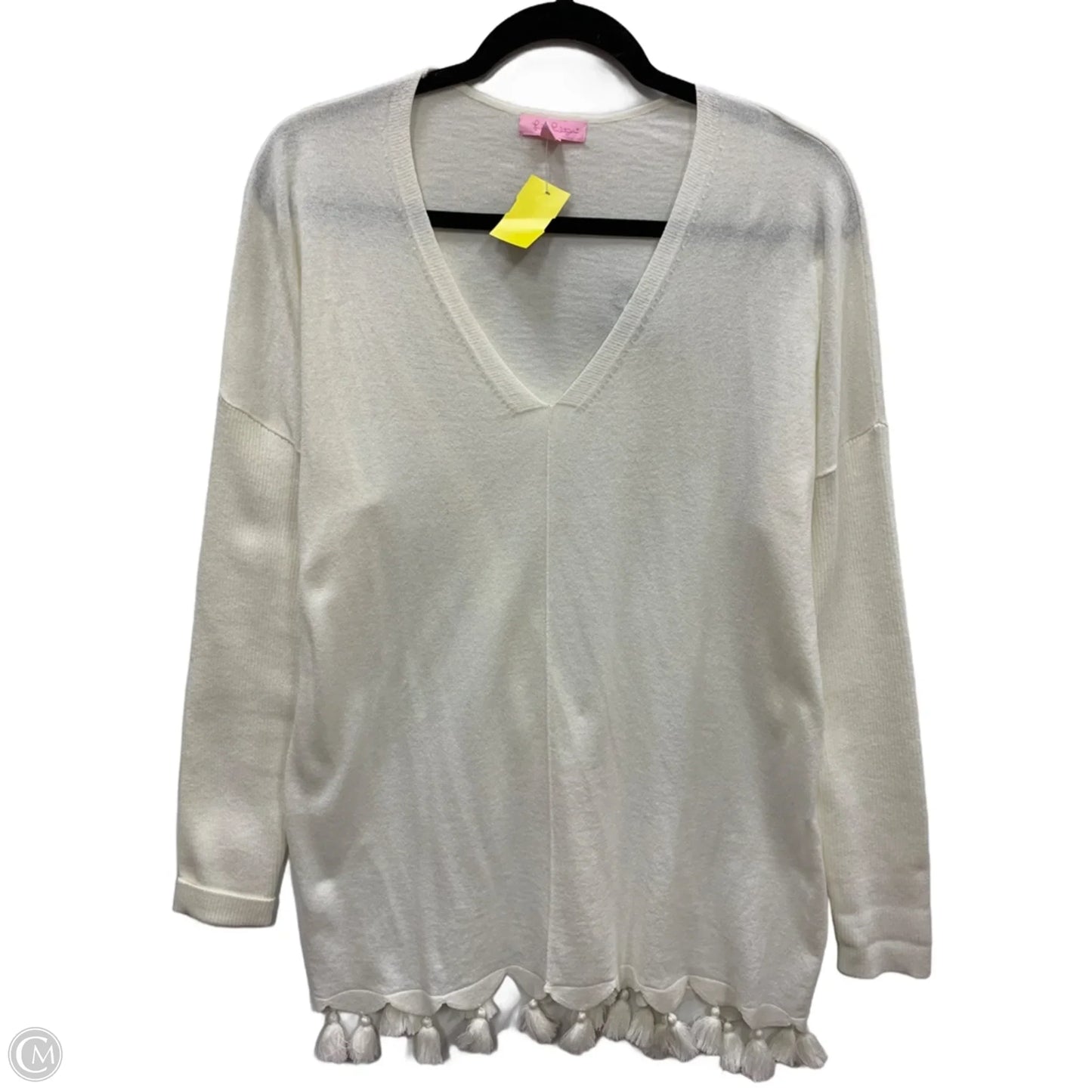 Sweater Designer By Lilly Pulitzer In White, Size: M