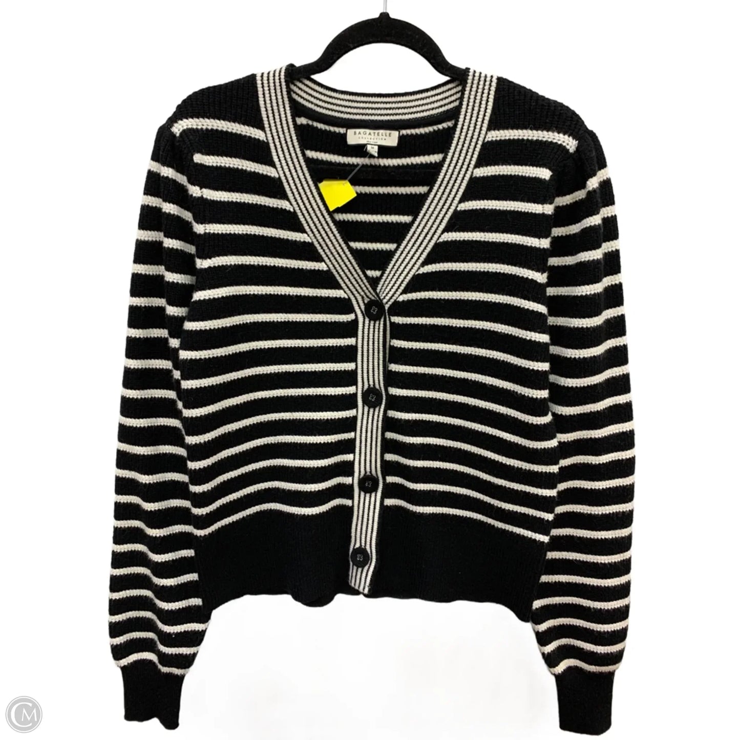 Sweater Cardigan By Bagatelle In Black, Size: M