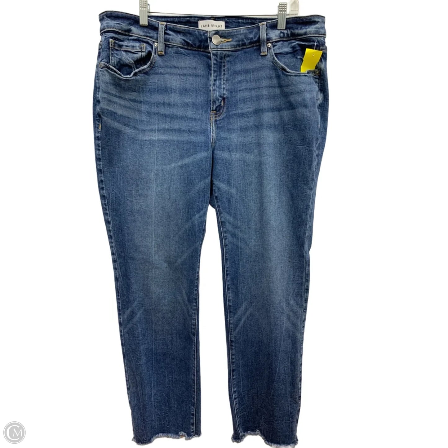 Jeans Straight By Lane Bryant In Blue Denim, Size: 18