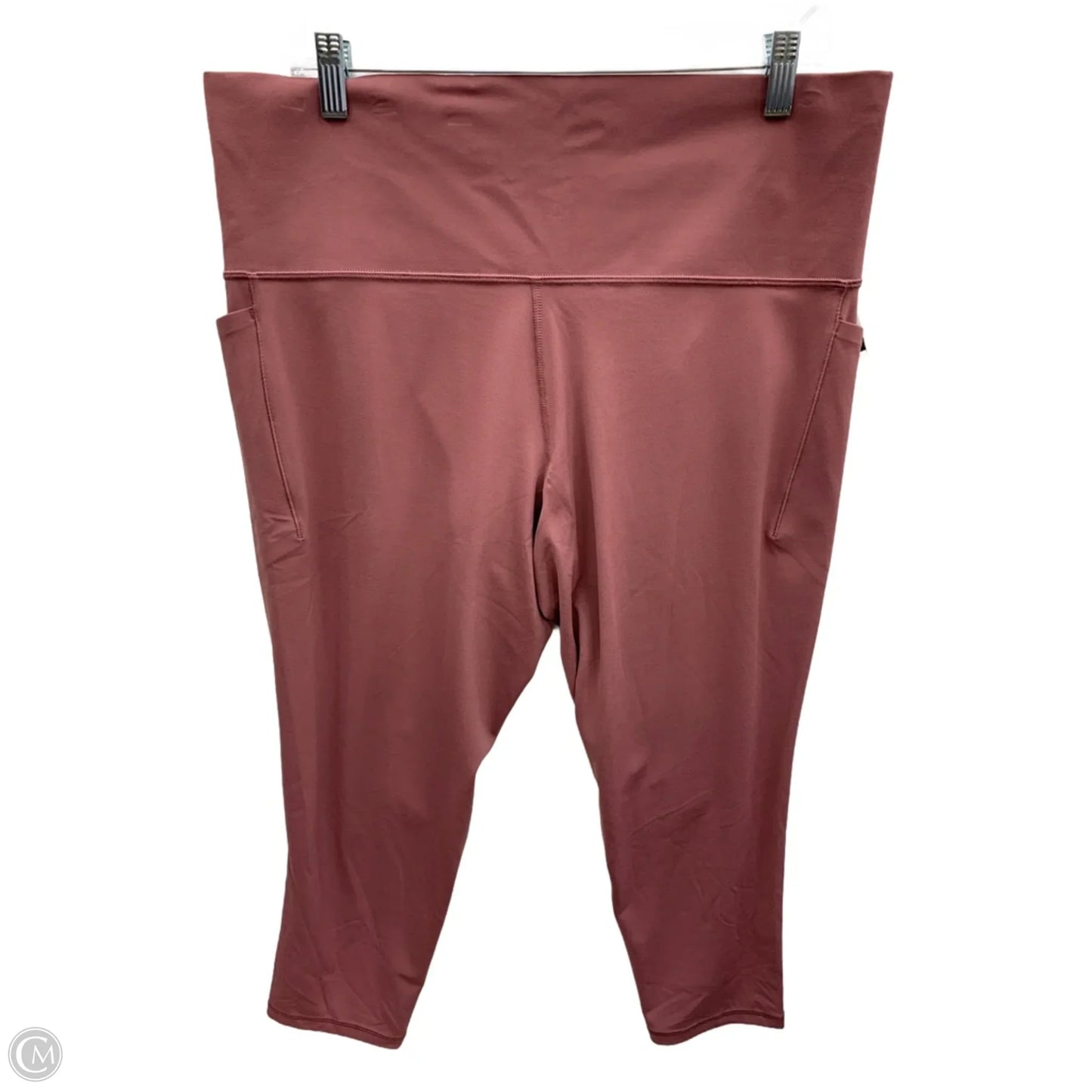 Athletic Leggings By Athleta In Mauve, Size: 2x