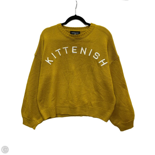 Sweater By Kittenish In Yellow, Size: S
