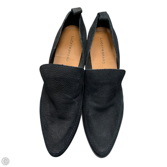 Boots Ankle Heels By Lucky Brand In Black, Size: 6.5