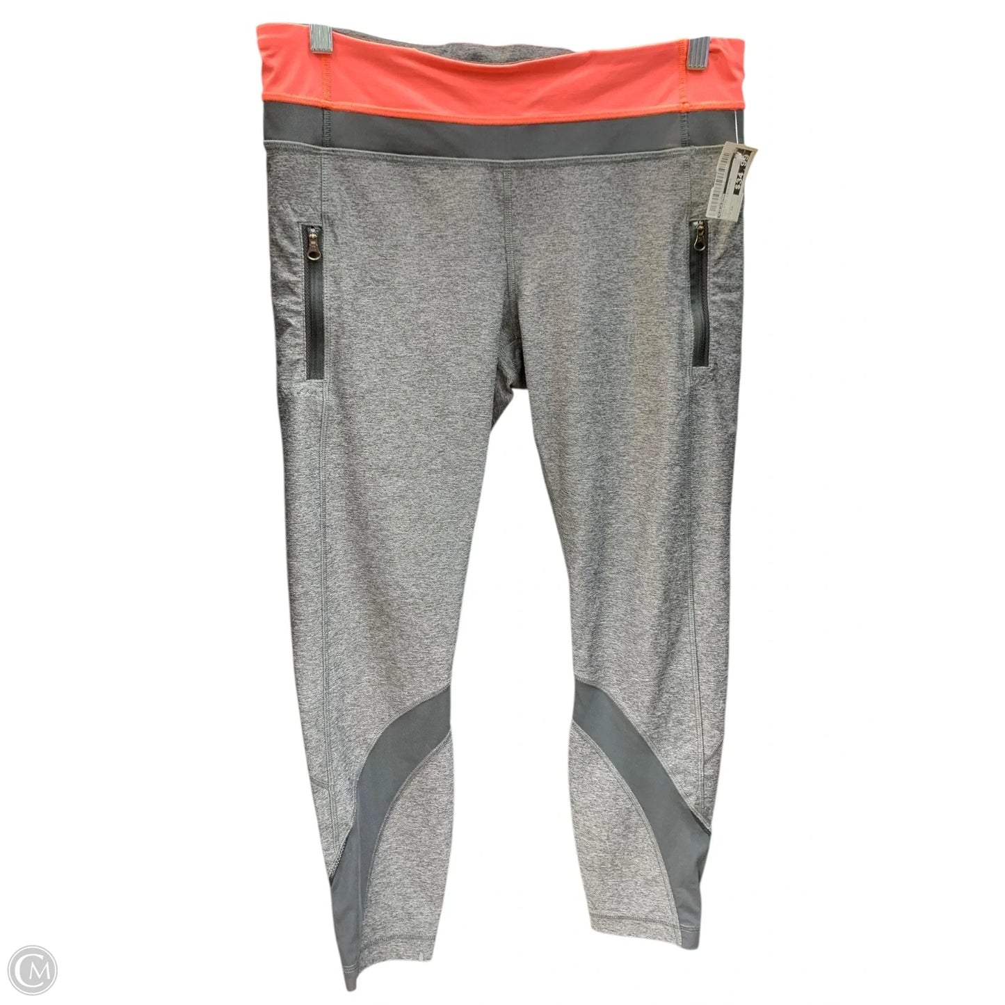 Athletic Leggings By Lululemon In Grey, Size: 10