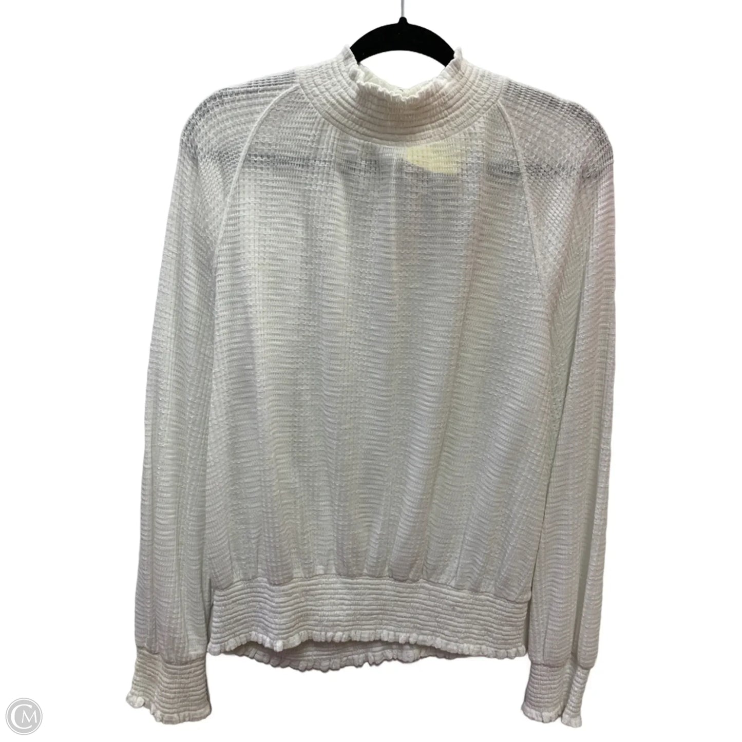 Top Long Sleeve By Free People In White, Size: L