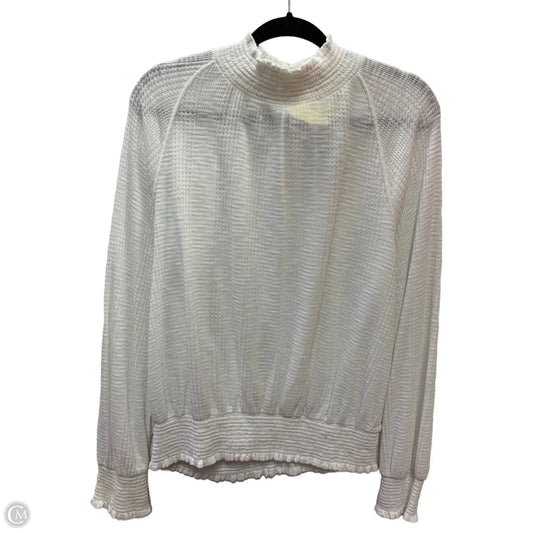 Top Long Sleeve By Free People In White, Size: L
