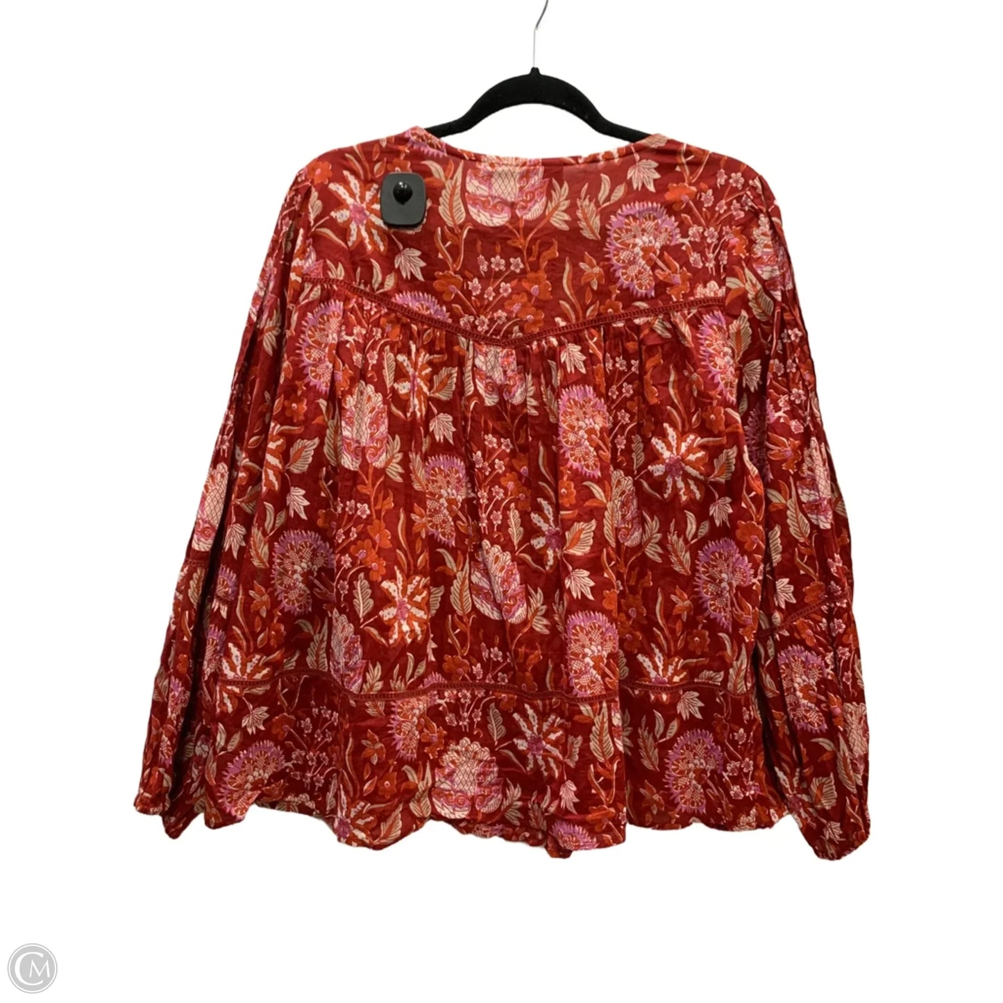 Top Long Sleeve By Rachel Zoe In Red, Size: L