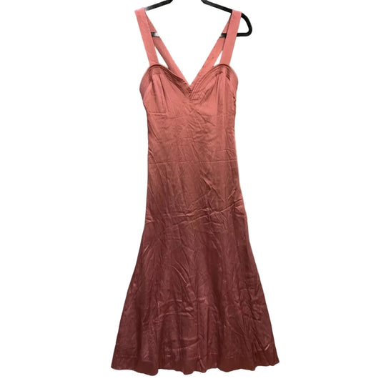 Dress Party Long By Anthropologie In Pink, Size: 4