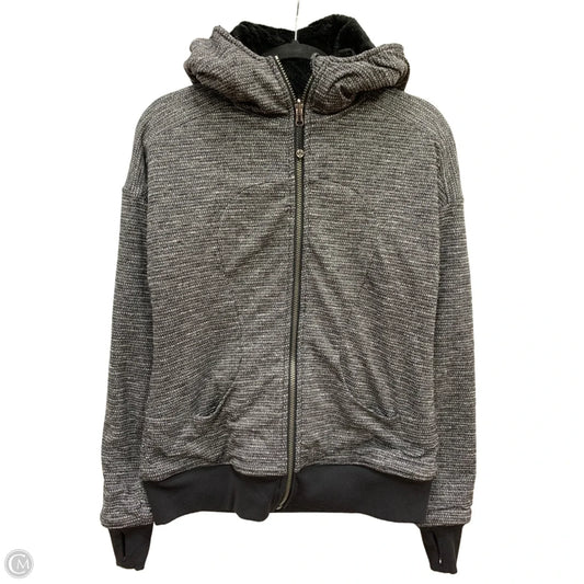 Jacket Fleece By Lululemon In Black, Size: 8