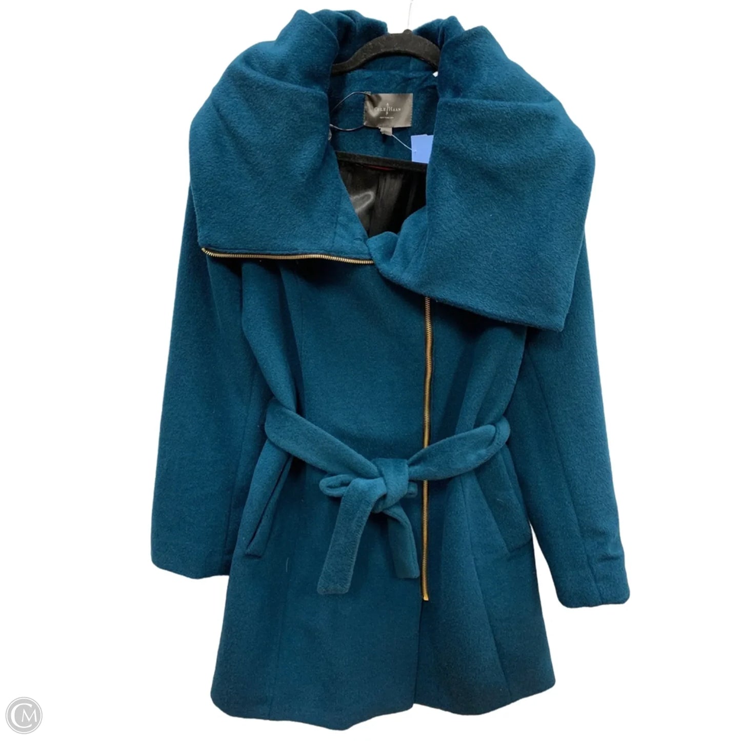 Coat Other By Cole-haan In Teal, Size: 10
