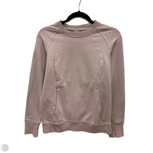 Sweatshirt Crewneck By Lululemon In Purple, Size: 6
