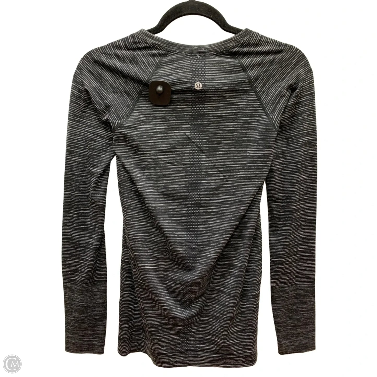 Athletic Top Long Sleeve Crewneck By Lululemon In Black, Size: 6