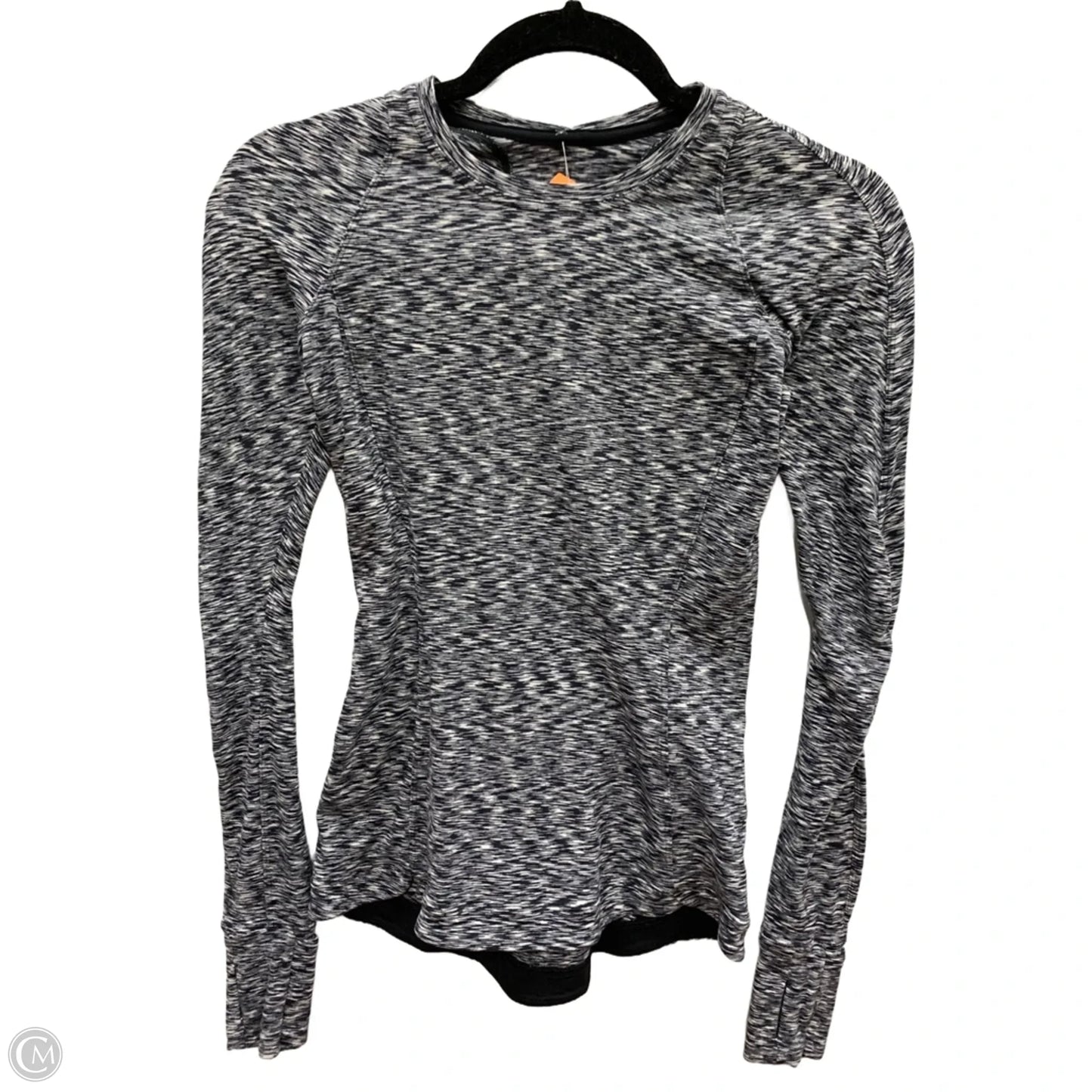 Athletic Top Long Sleeve Crewneck By Lululemon In Black, Size: 2