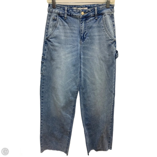 Jeans Wide Leg By Celebrity Pink In Blue Denim, Size: 4