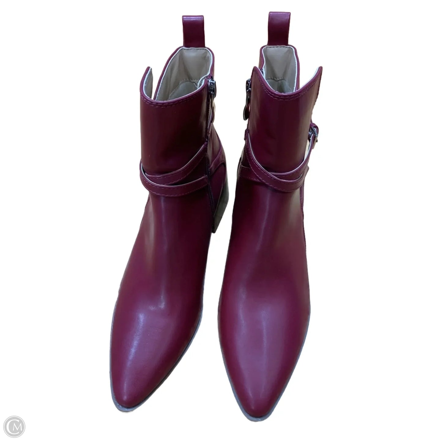 Boots Ankle Heels By Journee In Red, Size: 6