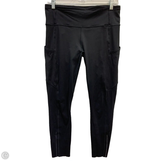 Athletic Leggings By Lululemon In Black, Size: 10