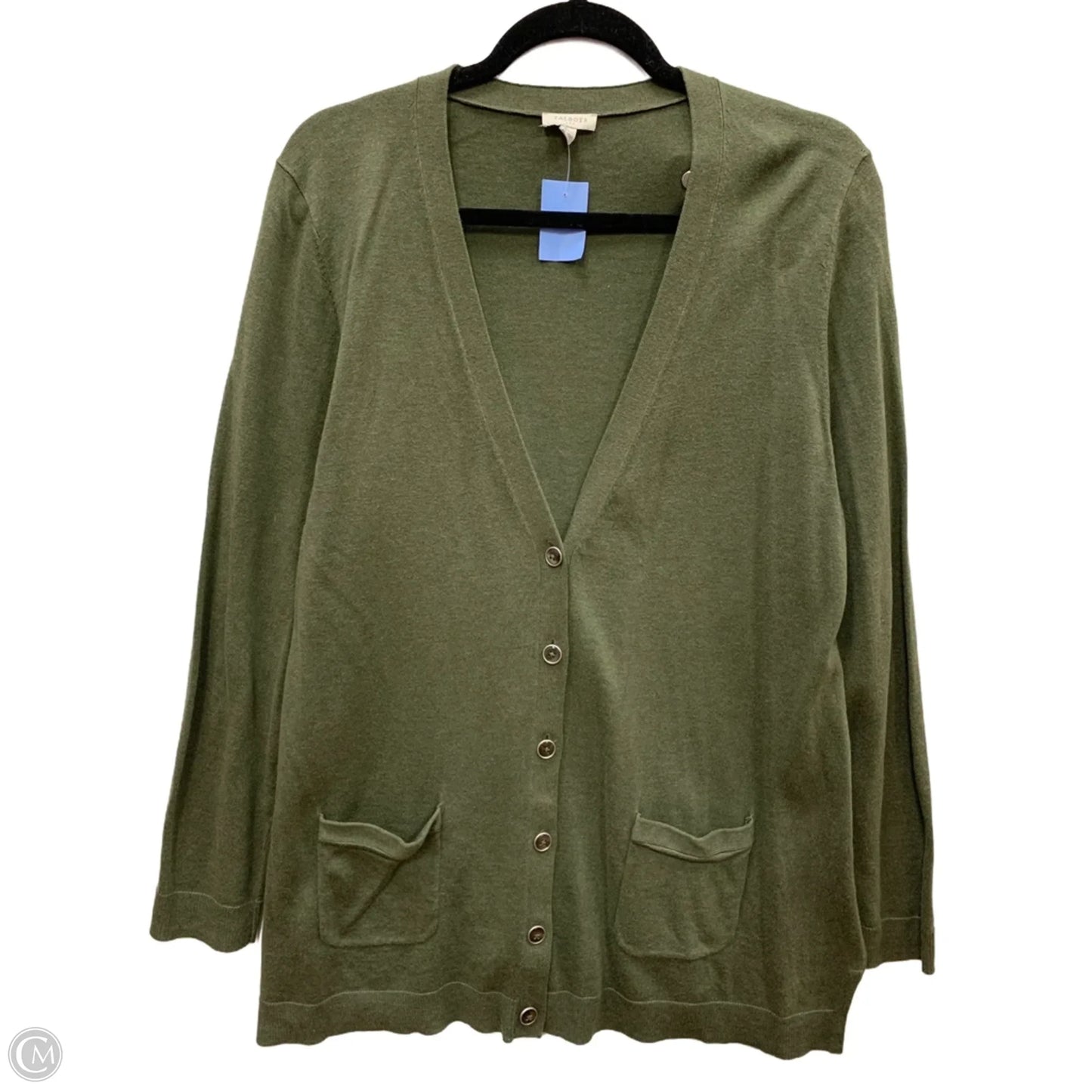 Cardigan By Talbots In Green, Size: L
