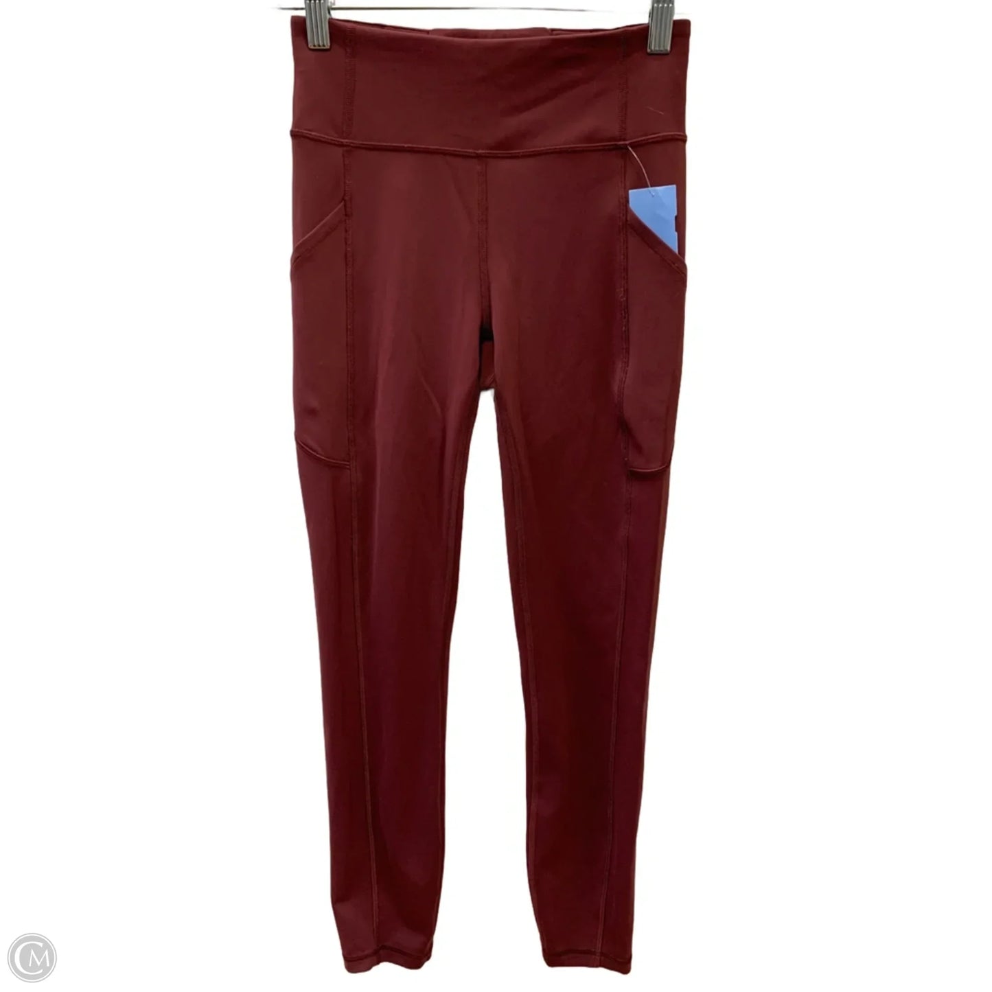 Athletic Leggings By Lululemon In Red, Size: 4