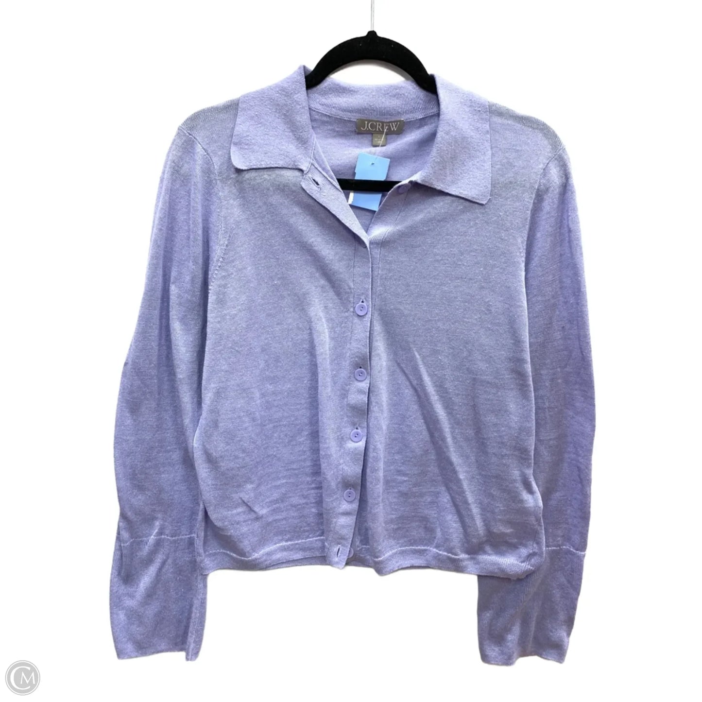 Cardigan By J. Crew In Purple, Size: L