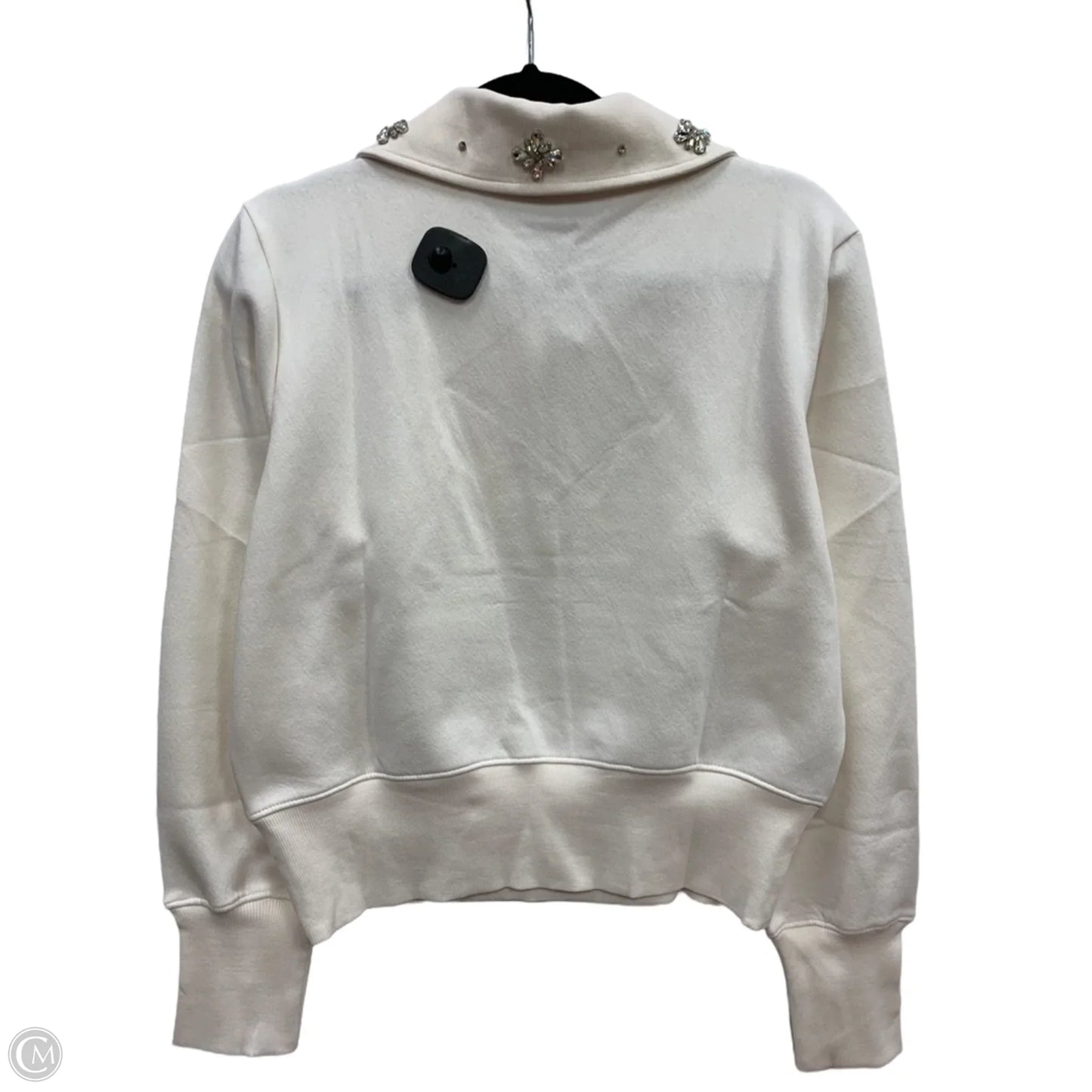 Sweatshirt Collar By Loft In Cream, Size: M