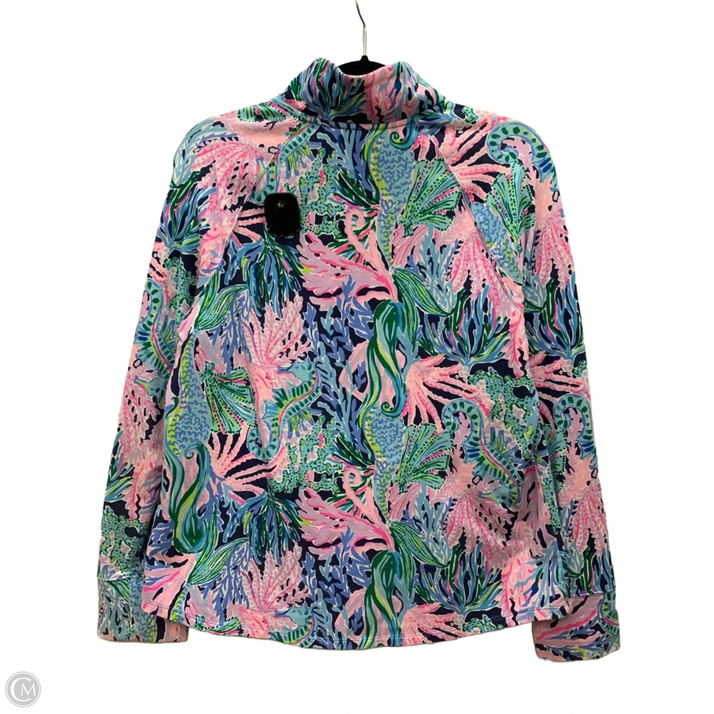 Sweatshirt Designer By Lilly Pulitzer In Blue & Pink, Size: L