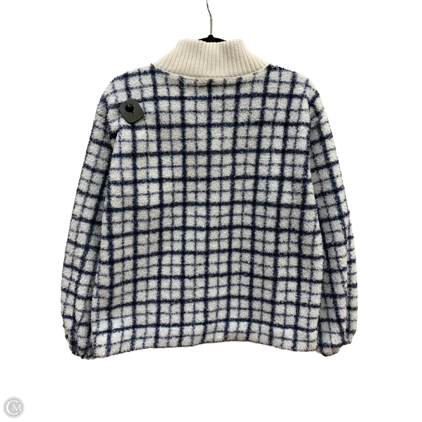 Sweatshirt Collar By Loft In Blue, Size: S