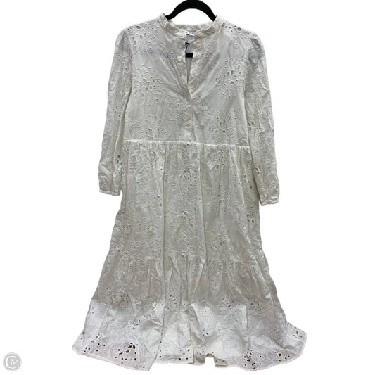 Dress Casual Maxi By Zara In White, Size: S