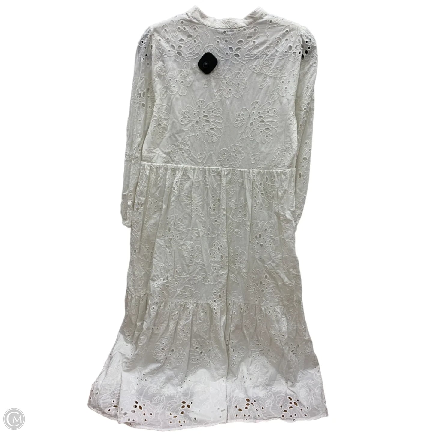 Dress Casual Maxi By Zara In White, Size: S