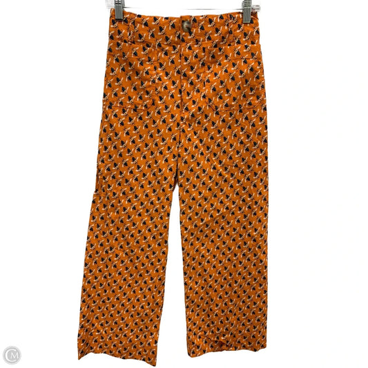 Pants Wide Leg By Maeve In Orange, Size: 4