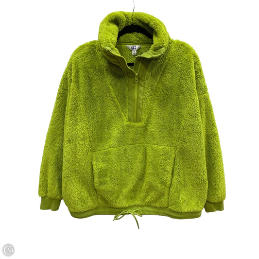 Athletic Sweatshirt Collar By Joy Lab In Green, Size: M
