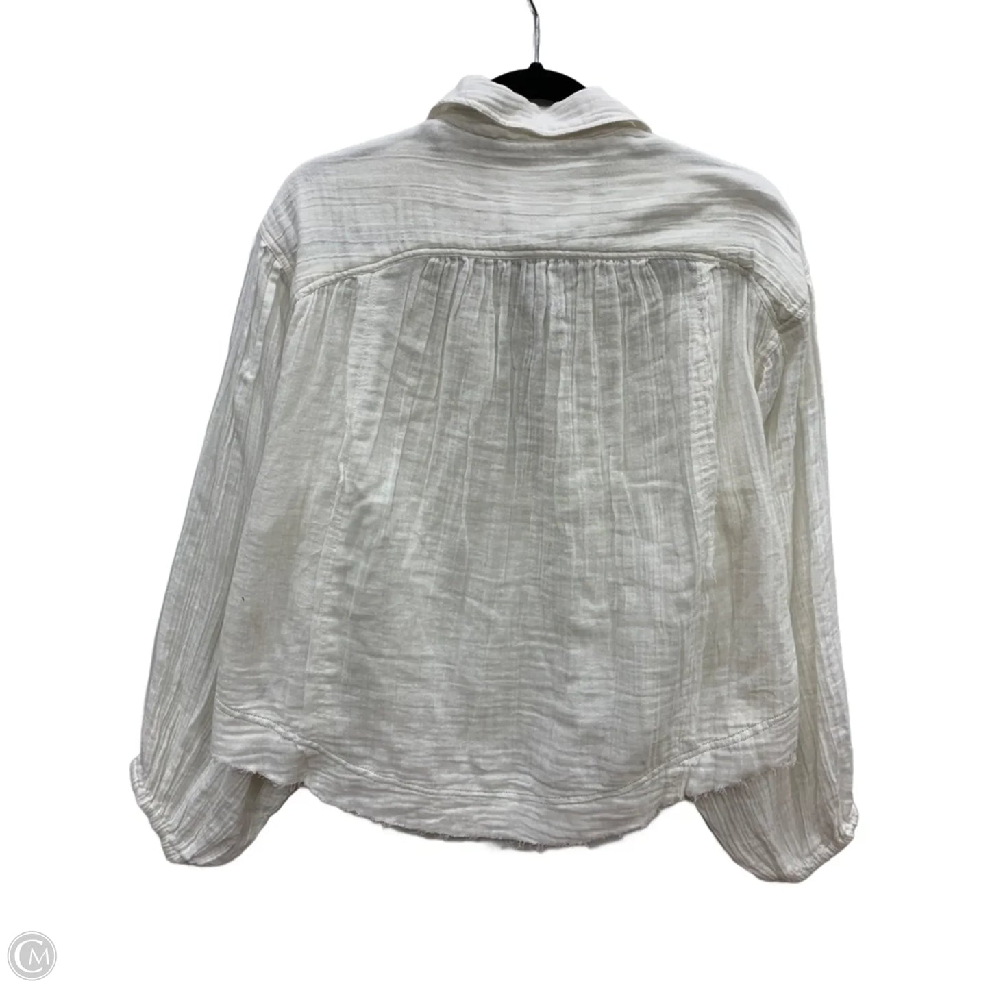 Top Long Sleeve By Free People In White, Size: S