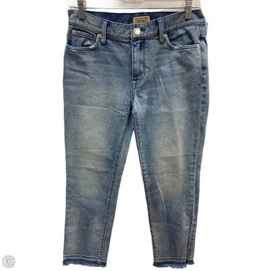 Jeans Luxury Designer By Burberry In Blue Denim, Size: 4