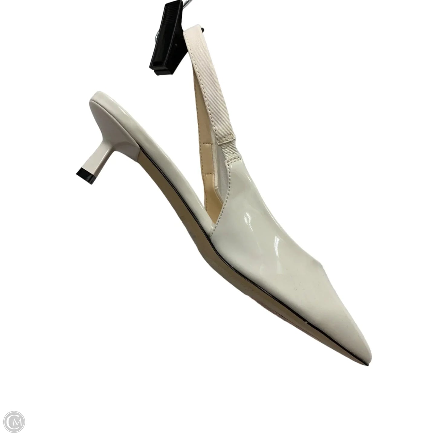 Shoes Heels Kitten By Nine West In White, Size: 9.5