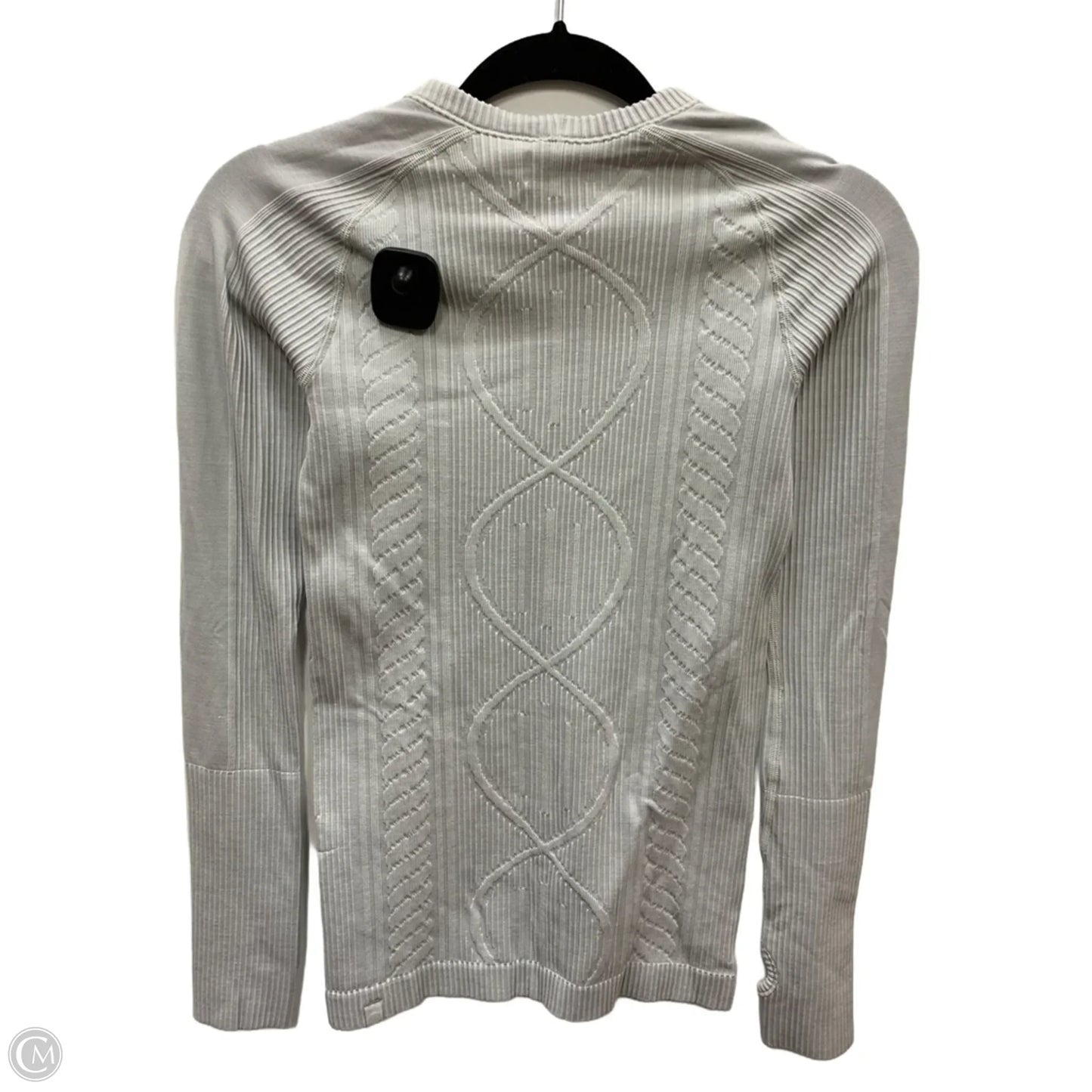 Athletic Top Long Sleeve Crewneck By Lululemon In Grey, Size: Xs