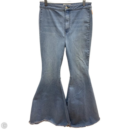 Jeans Boot Cut By Free People In Blue Denim, Size: 8