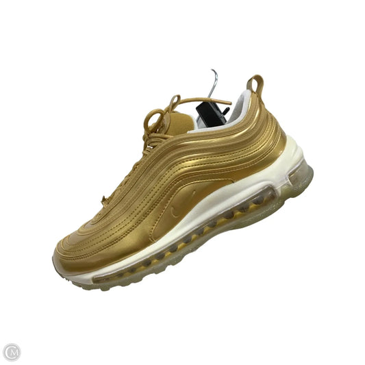 Shoes Sneakers By Nike In Gold, Size: 9