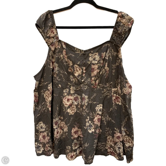 Tank Top By Torrid In Grey, Size: 4x