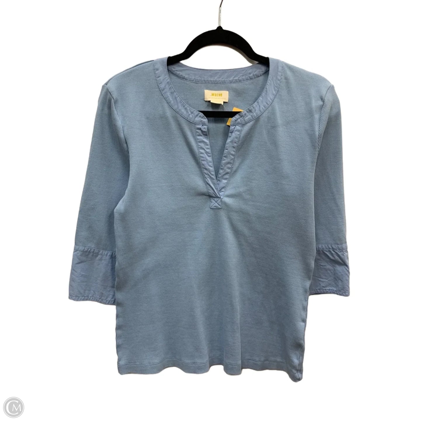 Top Short Sleeve By Maeve In Blue, Size: L