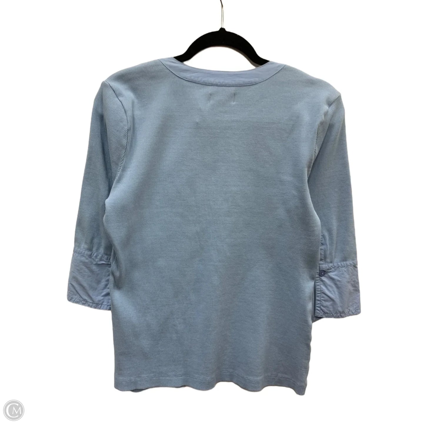 Top Short Sleeve By Maeve In Blue, Size: L