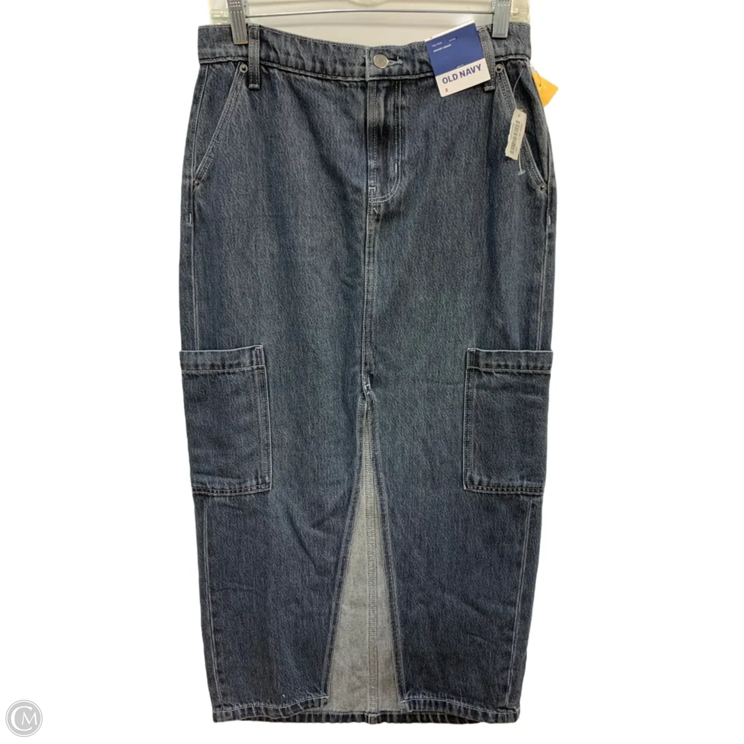 Skirt Maxi By Old Navy In Blue Denim, Size: 2