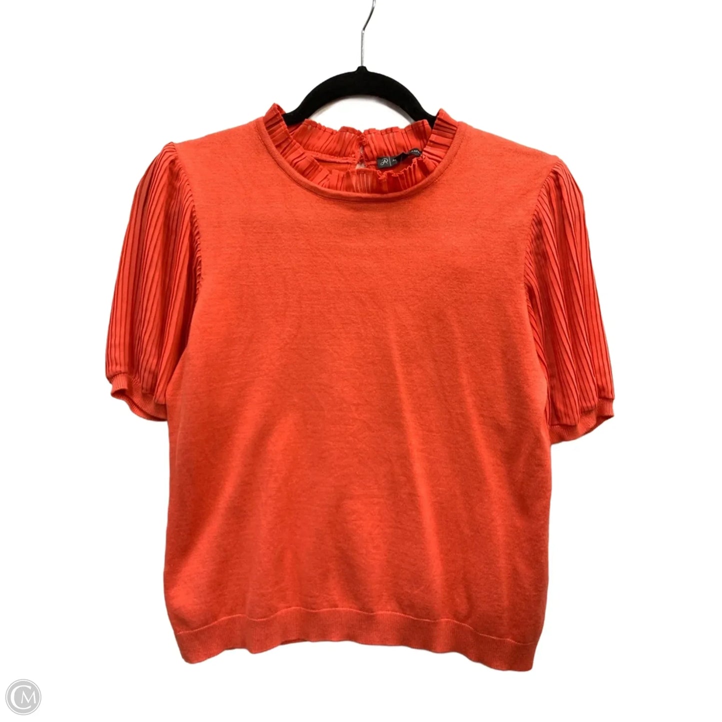 Top Short Sleeve By Adrianna Papell In Red, Size: S