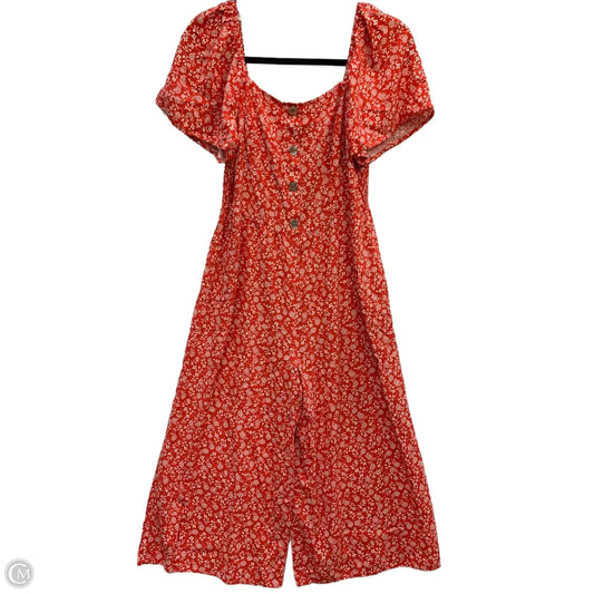 Jumpsuit By Luxology In Red, Size: M