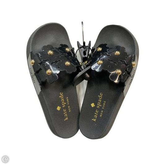 Sandals Designer By Kate Spade In Black, Size: 6