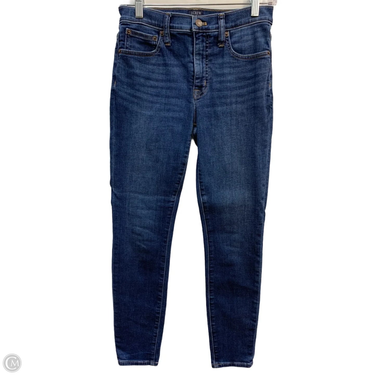 Jeans Skinny By J. Crew In Blue Denim, Size: 0