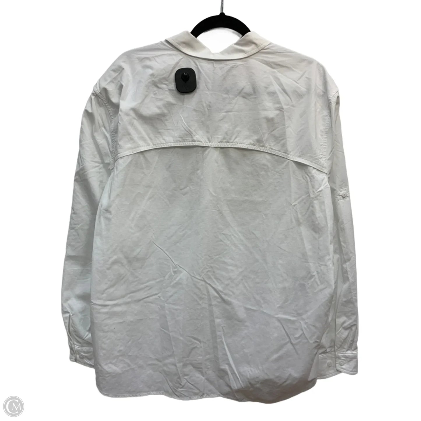 Top Long Sleeve By Eddie Bauer In White, Size: 2x