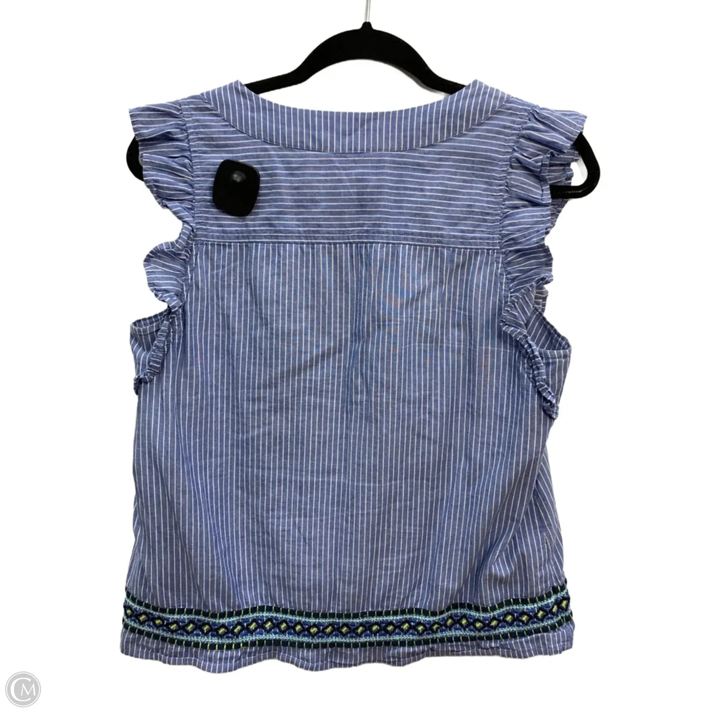 Top Sleeveless By Vineyard Vines In Blue, Size: S