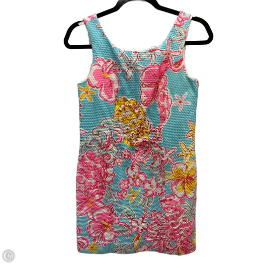 Dress Designer By Lilly Pulitzer In Blue & Pink, Size: 0