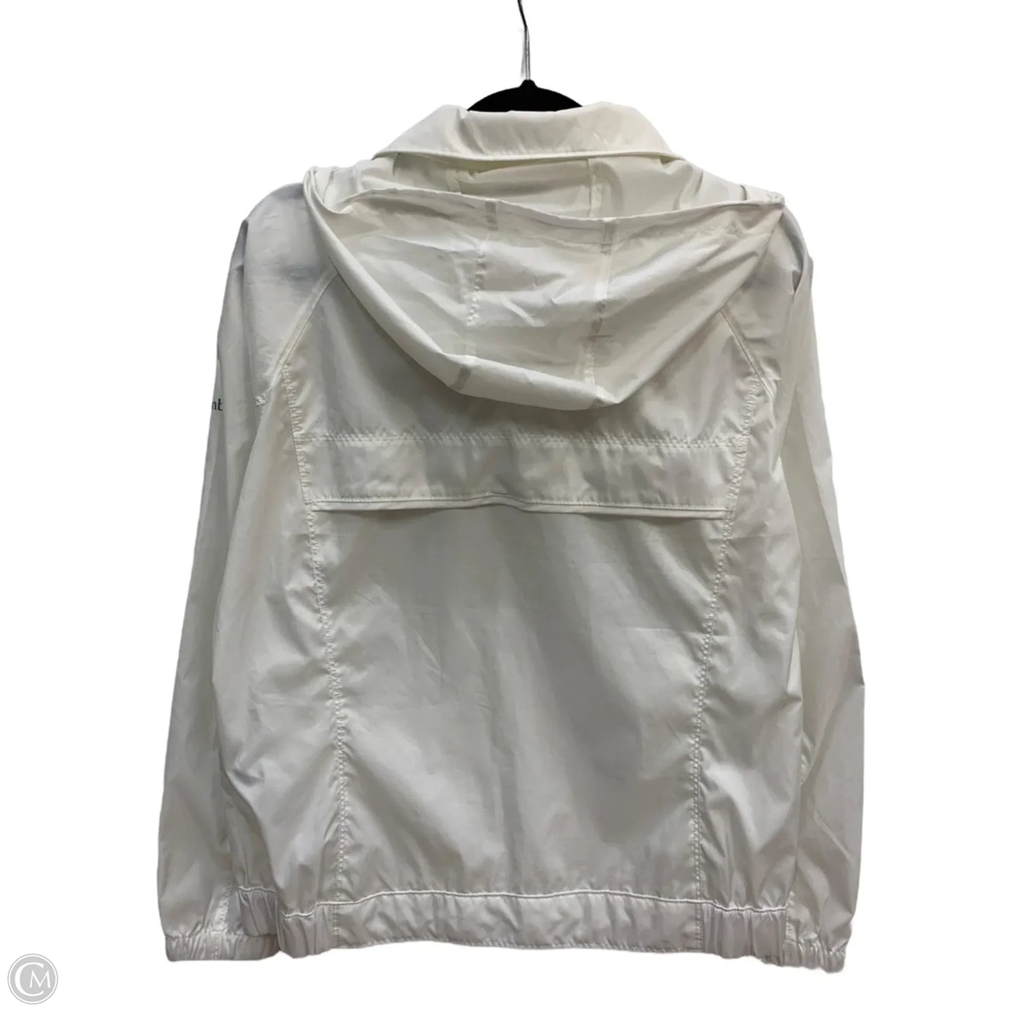 Jacket Windbreaker By Columbia In White, Size: M