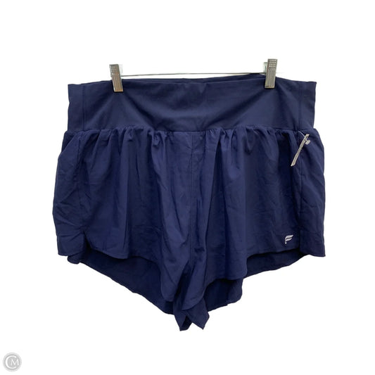 Athletic Shorts By Fabletics In Navy, Size: Xxl