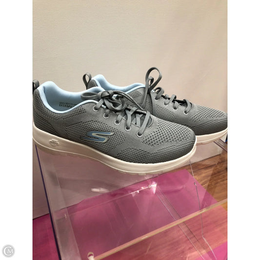 Shoes Athletic By Skechers In Grey, Size: 7.5
